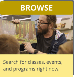 Search for classes, events, and programs happening right now!